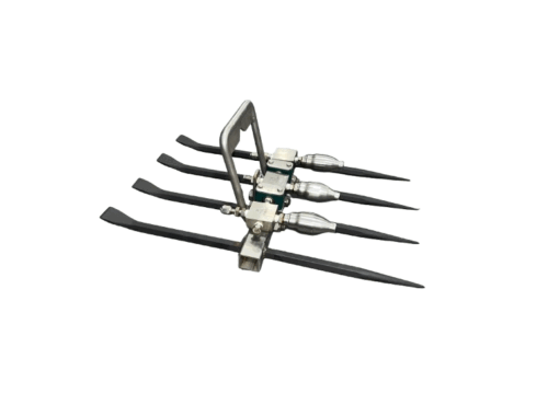 Triple Headed Nozzle Rake
