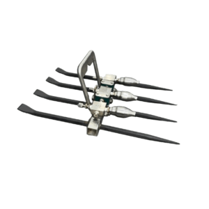 Triple Headed Nozzle Rake